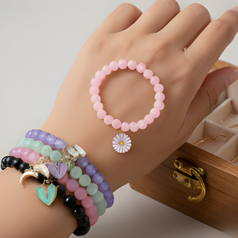 72 Charm Bracelets Pack of 6 - Image 2