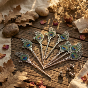 Morni Feather Hair Pins