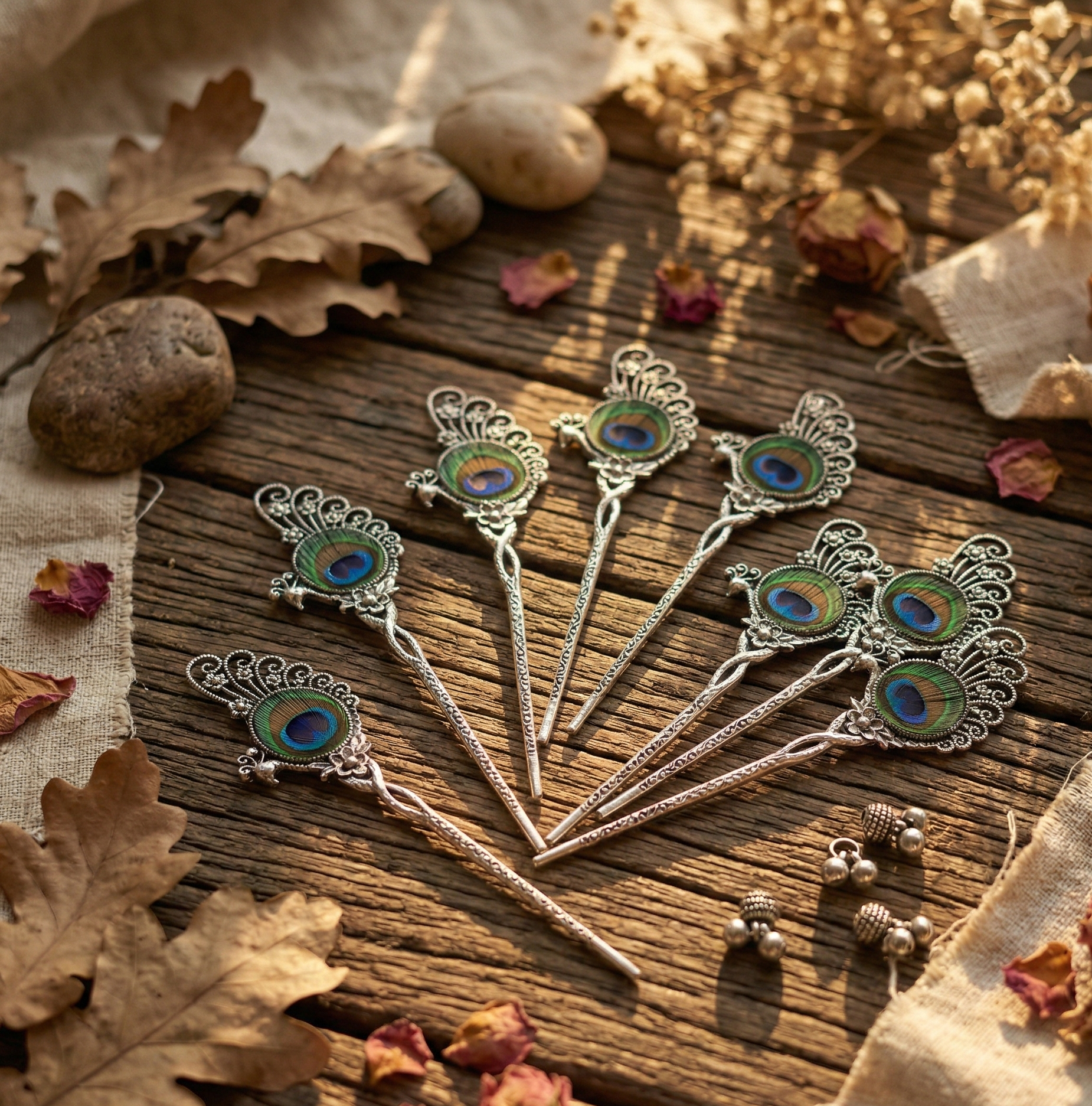 Morni Feather Hair Pins Morni Feather Hair Pins