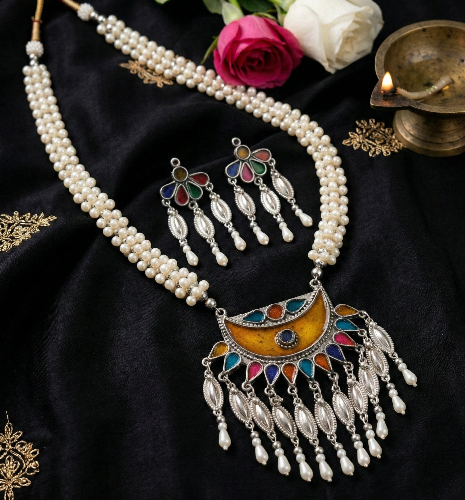 Rajwada Pearl Statement Haar Rajwada Pearl Statement Haar