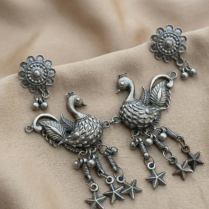 Reeba Oxidised Tribal Choker